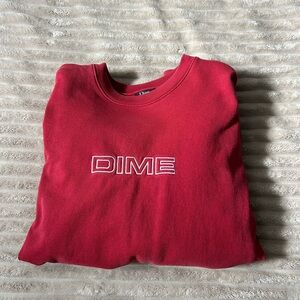 Dime Red Sweatshirt